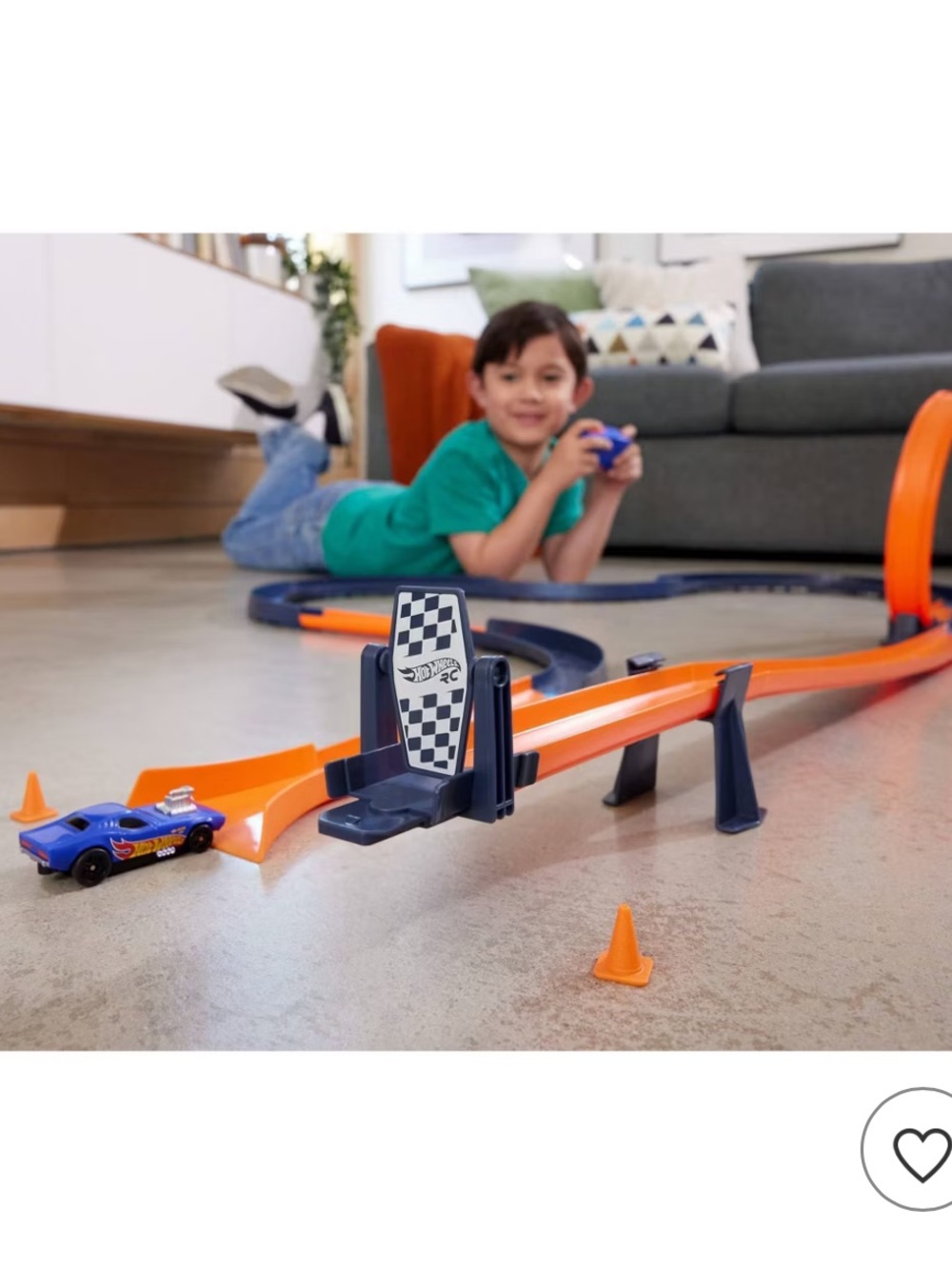 HOT WHEELS RC CAR and Race Track Set
